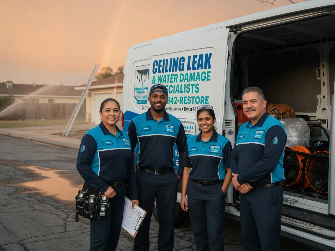 Ceiling Leak Cleanup company in Chestnut, IL