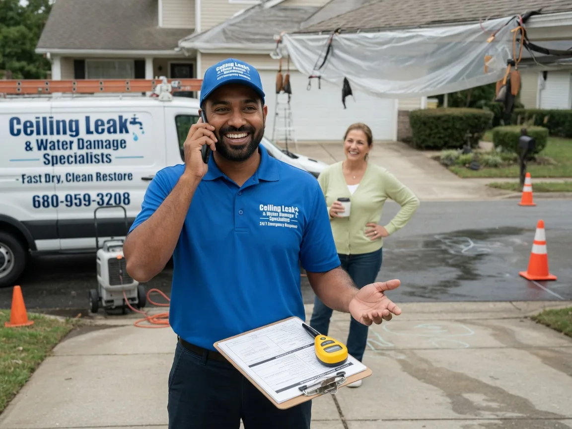 Ceiling Leak Cleanup Chestnut, IL FAQs